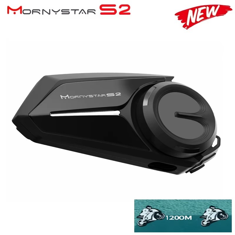 Universal Motorcycle Helmet Intercom Headset - Mornystar S2 Гарнитура для шлема Мотоциклетный