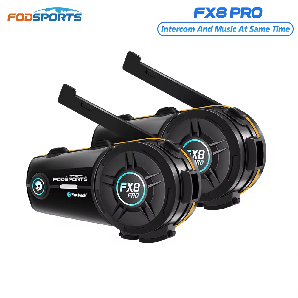 Full Face Motorcycle Helmet With Bluetooth - Гарнитура для мотоциклетного шлема Fodsports FX8