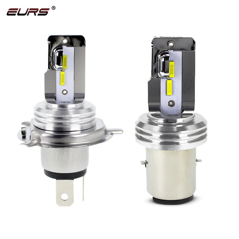 Universal Motorcycle Led Headlight Projector - Светодиодные фары EURS H4 BA20D для