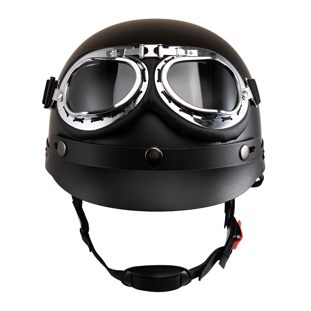 Vintage Open Face Retro Helmet - Мотоциклетный шлем с открытым лицом в