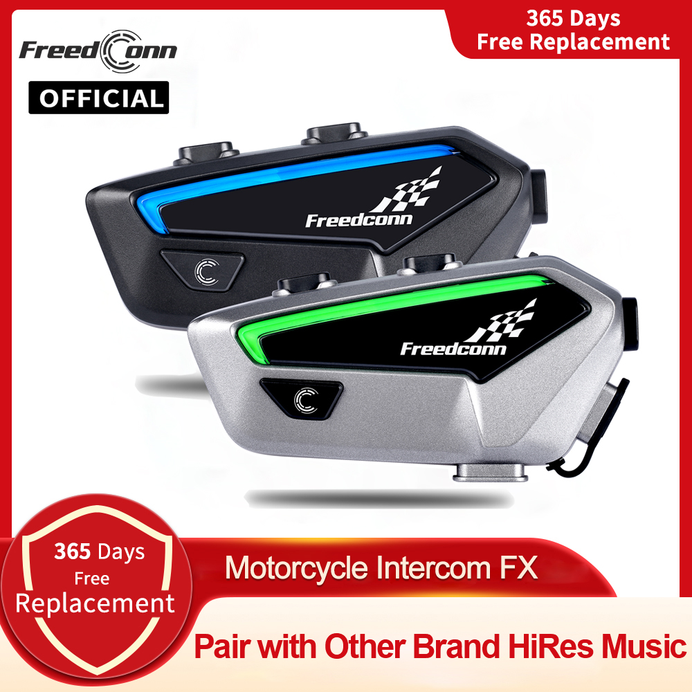 Full Face Motorcycle Helmet With Bluetooth - Мотоциклетный домофон, Bluetooth-гарнитура для шлема, Freedconn