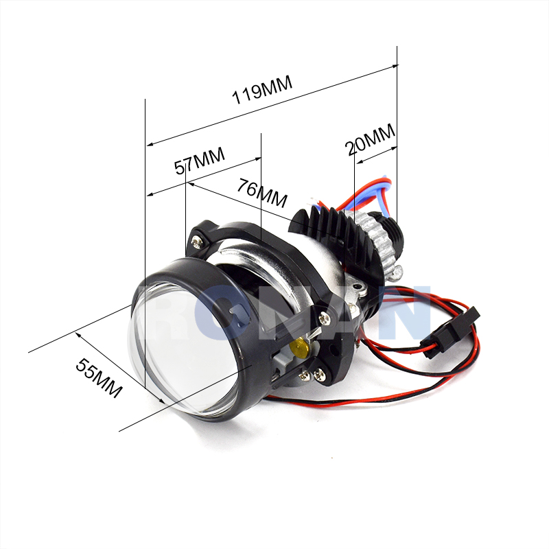 Линзы для проектора RONAN, 2,0 – обзор и цена Universal Motorcycle Led Headlight Projector