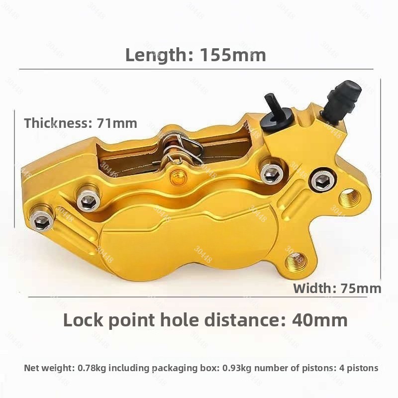 Четырехпоршневой тормозной суп – обзор и цена Scooter Parts