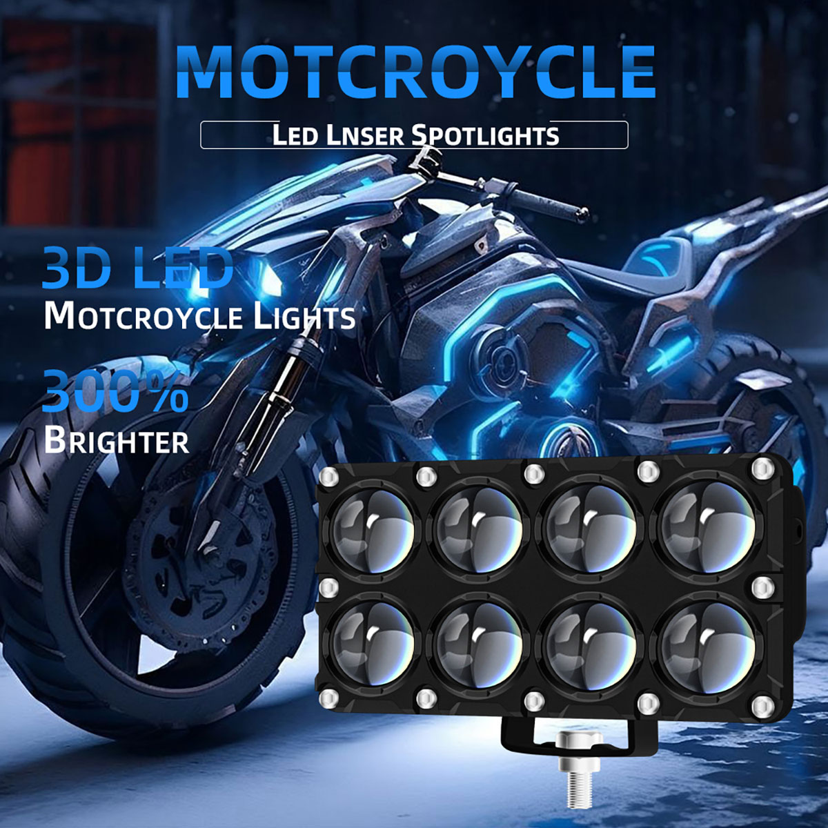 6/8/10-линзовый вспомогательны – обзор и цена Universal Motorcycle Led Headlight Projector
