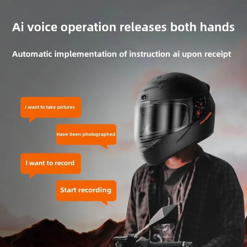 Мотоциклетный шлем AI Intellig – обзор и цена Full Face Motorcycle Helmet With Bluetooth