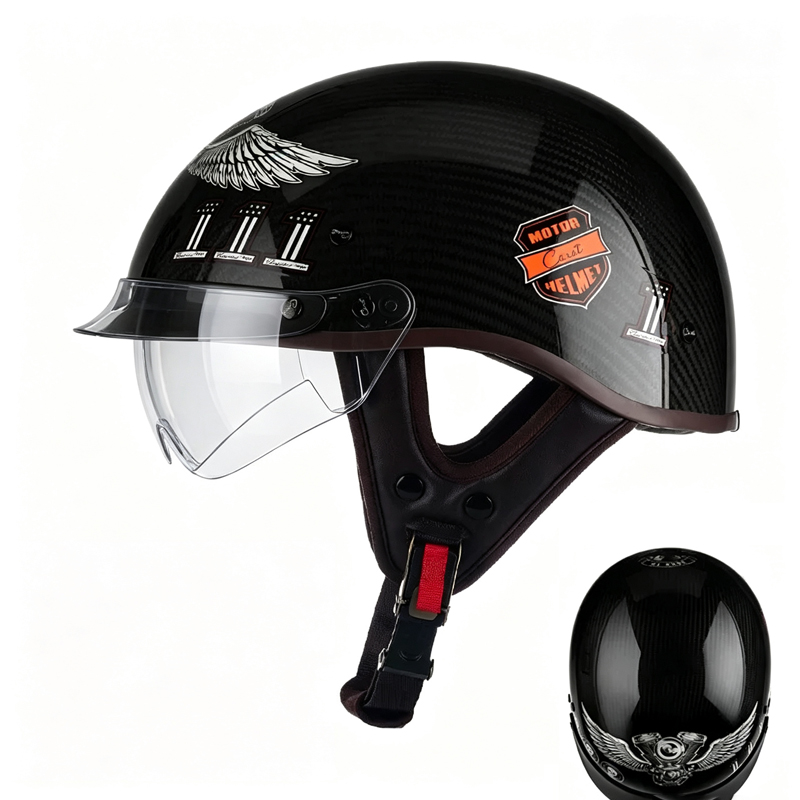 Мотоциклетный шлем из углеродн – обзор и цена Carbon Fiber Lightweight Motorcycle Helmet